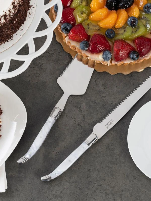 商品French Home|2-Piece Cake & Pie Server Set,价格¥357,第5张图片详细描述