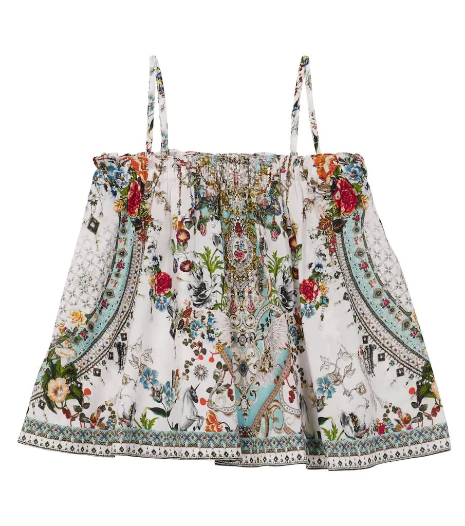 商品Camilla|Printed cotton camisole,价格¥516,第1张图片