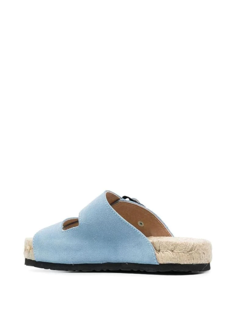 商品Manebi|Manebi Manebì Womans Nordic Slide Sandals In Pale Blue Suede,价格¥1192,第3张图片详细描述