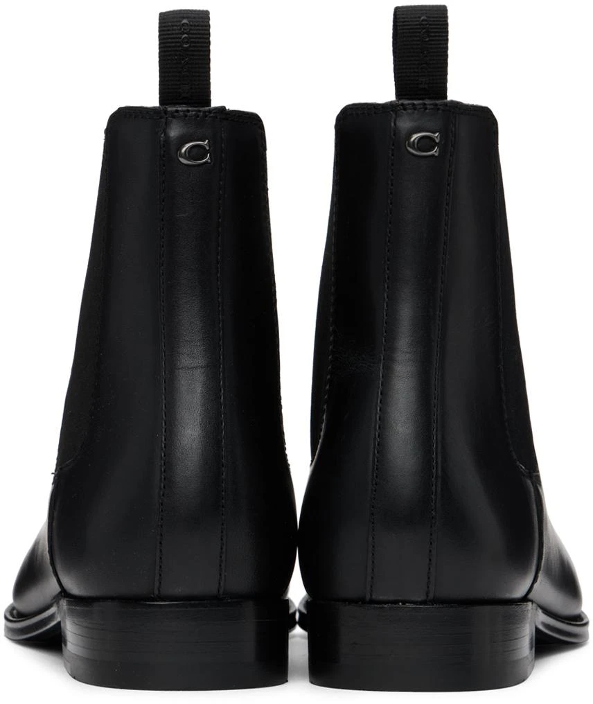 商品Coach|Black Metropolitan Chelsea Boots,价格¥2282,第2张图片详细描述