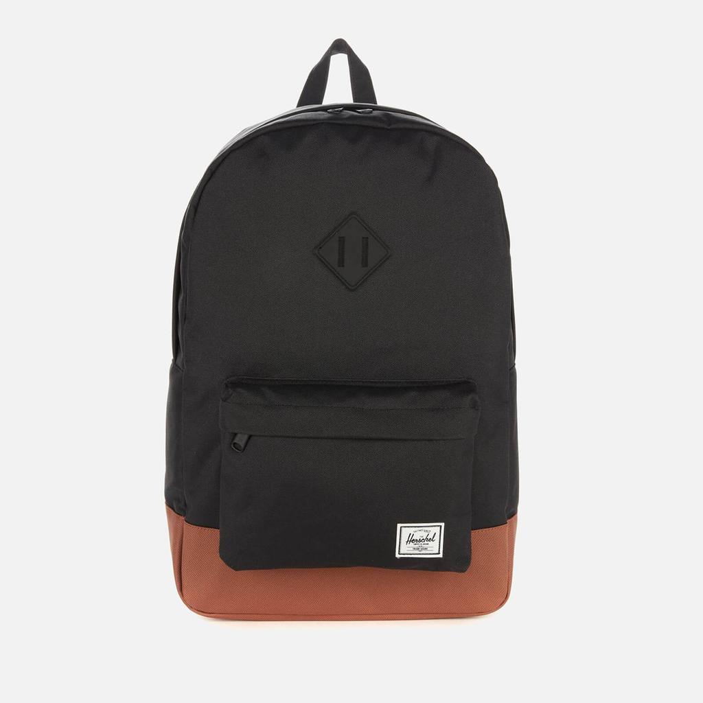 Herschel Supply Co. Men's Heritage Backpack - Black/Saddle Brown商品第1张图片规格展示