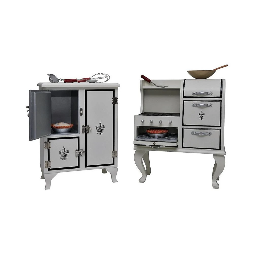 商品The Queen's Treasures|1930's Style Wooden Stove with Oven for Dolls,价格¥747,第2张图片详细描述