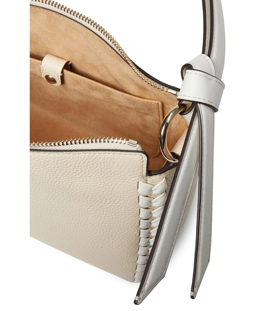 商品Kate Spade|Knott Whipstitched Pebbled Leather Medium Shoulder Bag,价格¥2555,第3张图片详细描述