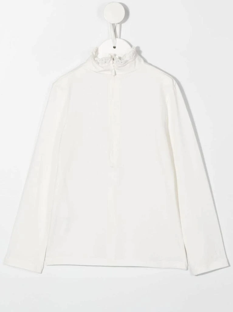 商品Chloé|Chloé Kids Turtleneck In White Jersey,价格¥843,第2张图片详细描述