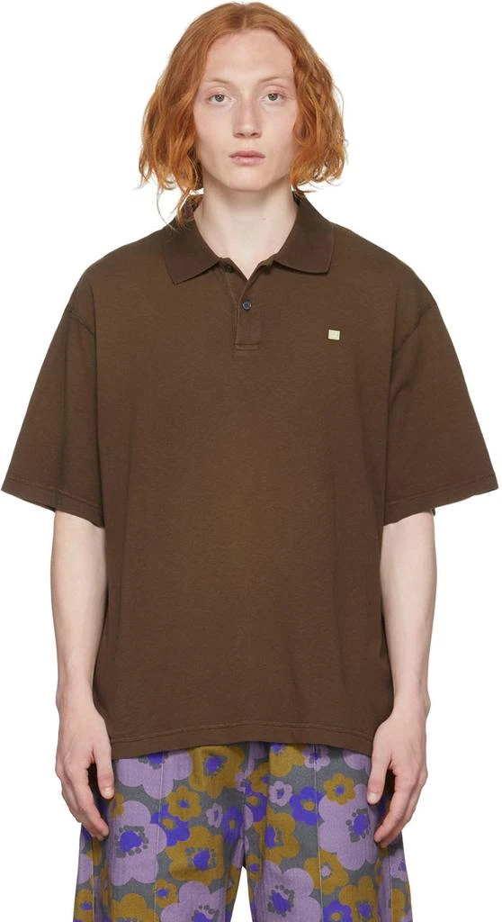 商品Acne Studios|Brown Fade Out Polo,价格¥776,第1张图片