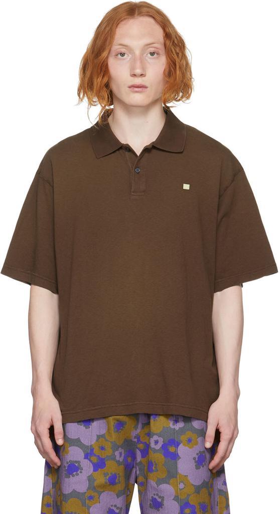 商品Acne Studios|Brown Fade Out Polo,价格¥917,第1张图片