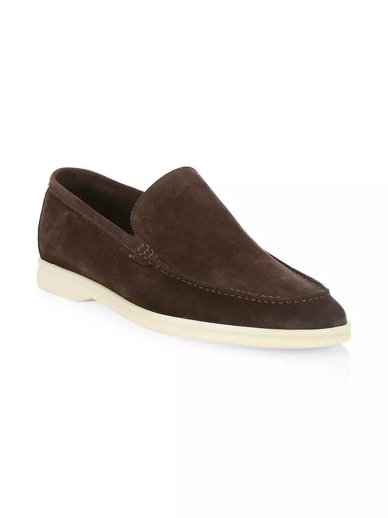 商品Loro Piana|Summer Walk Suede Loafers,价格¥7346,第2张图片详细描述