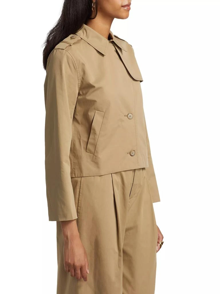 商品FRAME|Cotton Trench Jacket,价格¥3585,第4张图片详细描述