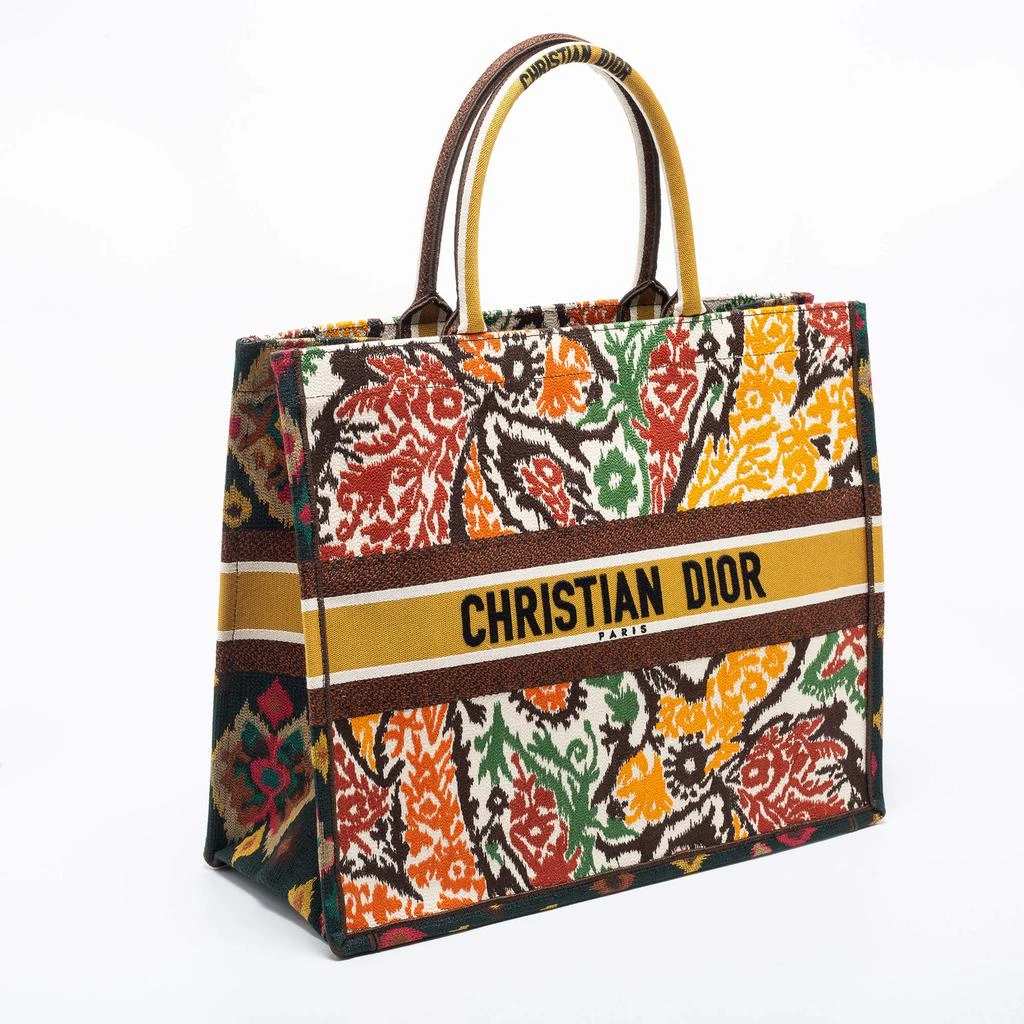 商品Dior|Dior Multicolor Paisley Embroidered Canvas Large Book Tote,价格¥24281,第3张图片详细描述