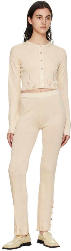 Beige Karah Lounge Pants商品第4张图片规格展示