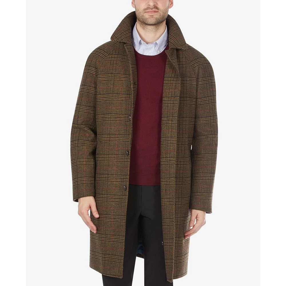 商品Ralph Lauren|男士 Luciano 经典版型棕色和黑色格纹大衣,价格¥3750,第1张图片