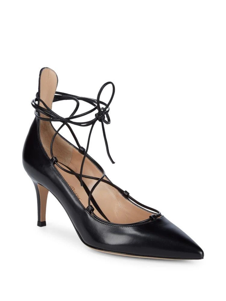 商品Gianvito Rossi|Leather Ankle Strap Pumps,价格¥2286,第1张图片
