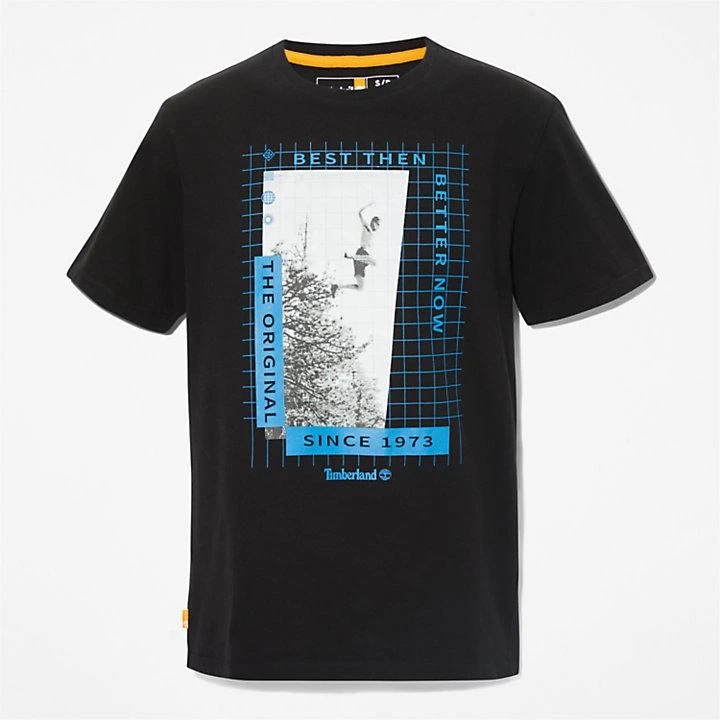 All Gender Heavyweight Front-Graphic T-Shirt in Black 商品