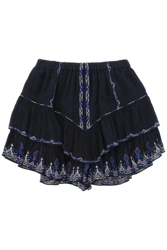 商品Isabel Marant Étoile|Isabel Marant Étoile Jocadia Elasticated Waistband Shorts,价格¥1658,第1张图片