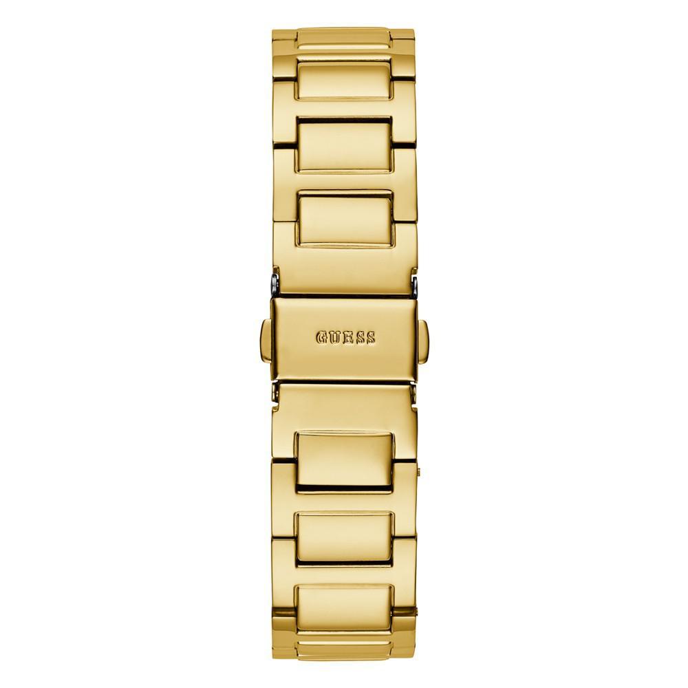 商品GUESS|Women's Glitz Gold-tone Stainless Steel Bracelet Watch 35mm,价格¥1523,第5张图片详细描述