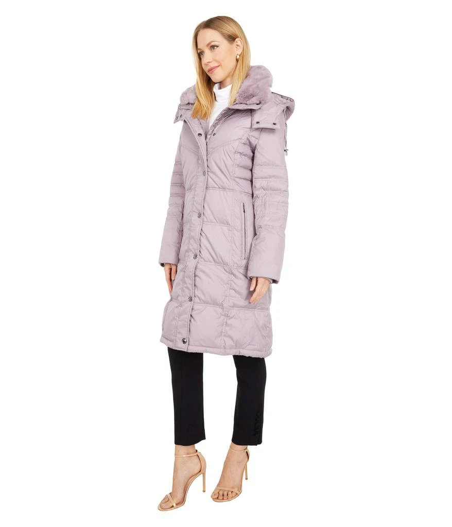 商品London Fog|Quilted Puffer with Fur Collar,价格¥528,第2张图片详细描述