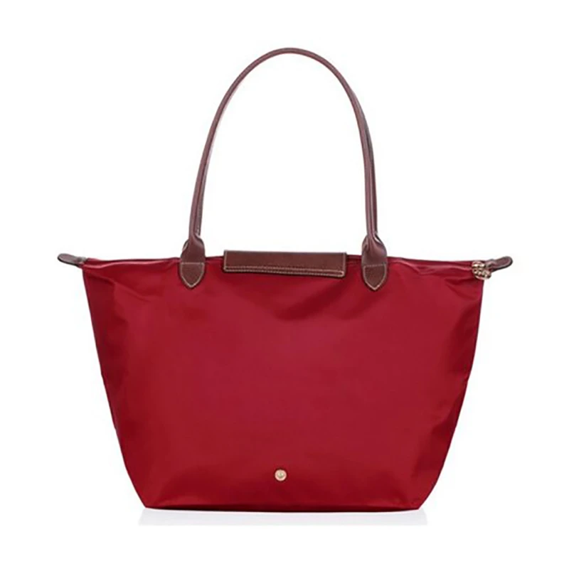 LONGCHAMP 珑骧 女士织物大号长柄可折叠女包手提单肩包包 红色 L1899089545 商品