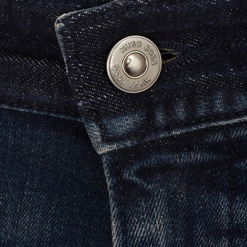 Hugo Boss 雨果博斯 男士深蓝色棉质混纺时尚休闲舒适牛仔裤 DELAWARE3-3208-418 商品