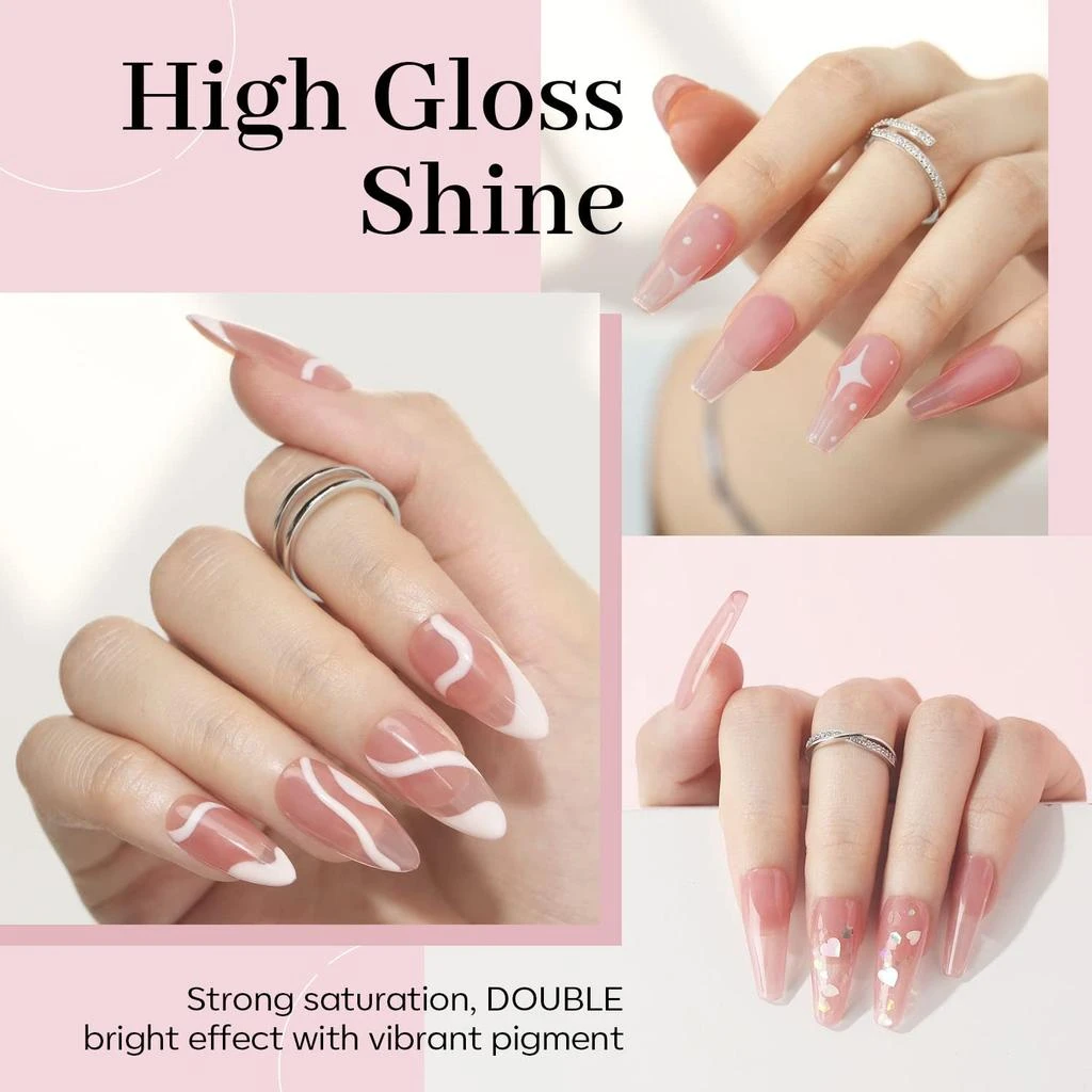 商品[国内直发] MODELONES|Sheer Dusty Rose - Modelones Gel Nail Polish Inspire Gel 15ml,价格¥75,第5张图片详细描述