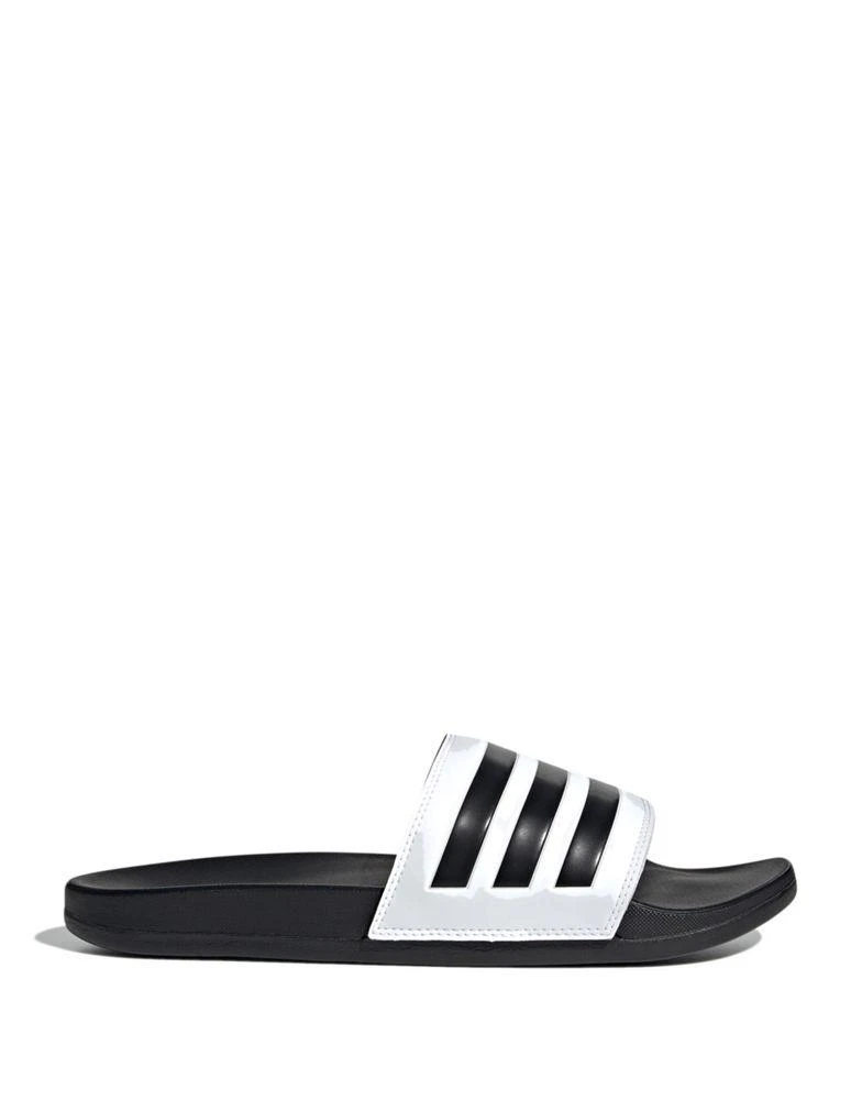 商品Adidas|adidas Adilette comfort sliders in white and black,价格¥398,第1张图片