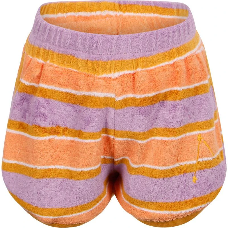 商品Munster|Striped terry shorts in orange and purple,价格¥439,第1张图片