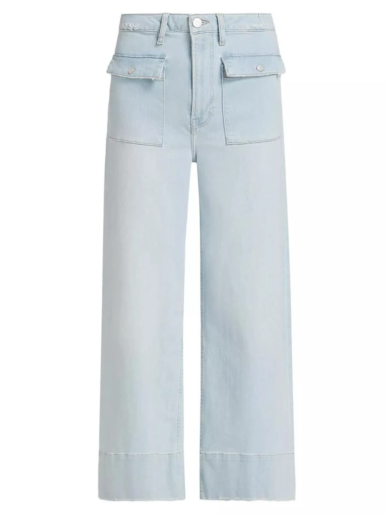 商品FRAME|The '70s Patch Pocket Straight-Leg Jeans,价格¥1563,第1张图片