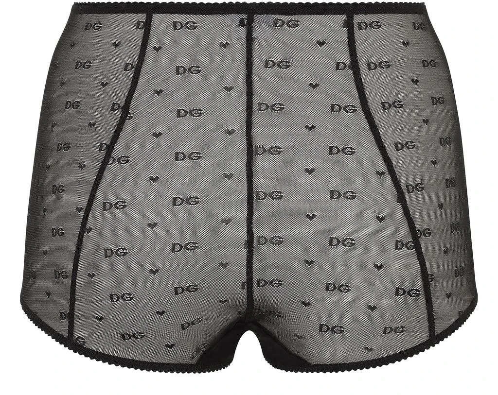 商品Dolce & Gabbana|高腰提花薄纱内裤,价格¥1523,第3张图片详细描述