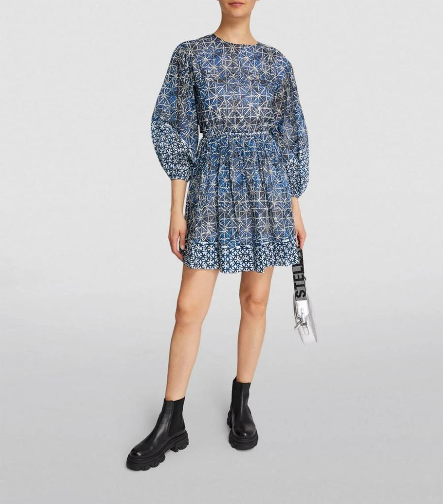 商品Maje|Cotton Multi-Print Mini Dress,价格¥1400,第2张图片详细描述