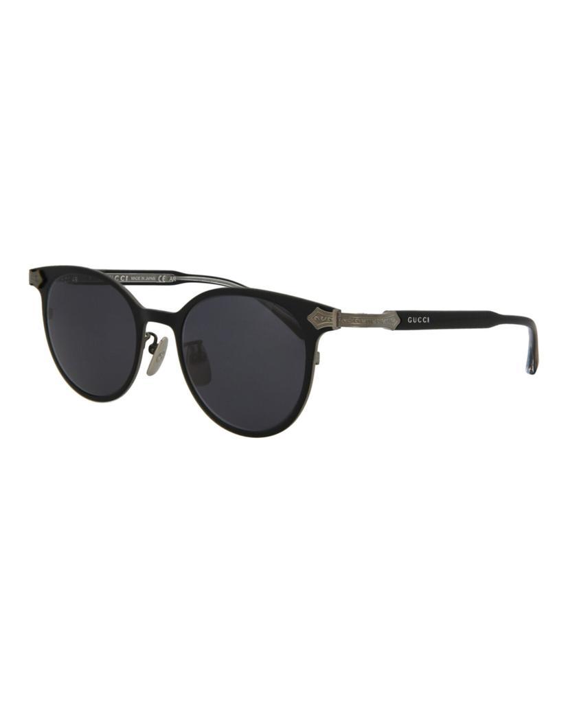 商品Gucci|Round Titanium Sunglasses,价格¥1338,第4张图片详细描述