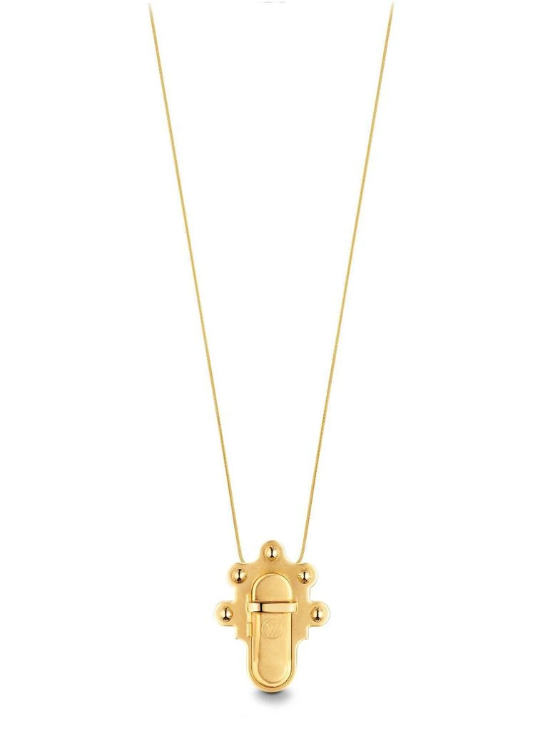 商品Louis Vuitton|Trunk Lock Pendant Necklace and Brooch,价格¥4397,第1张图片