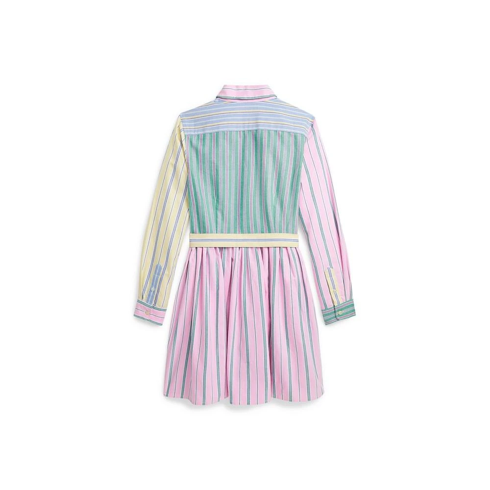 商品Ralph Lauren|Big Girls Belted Cotton Oxford Fun Shirtdress,价格¥211,第5张图片详细描述