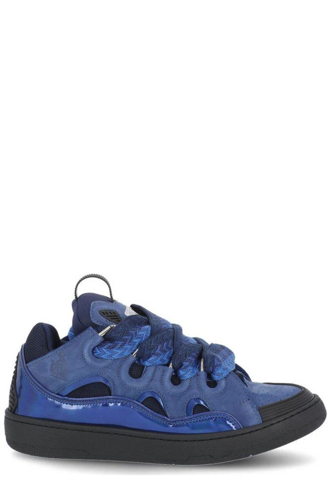 商品Lanvin|Lanvin Curb Lace-Up Sneakers,价格¥3848,第1张图片