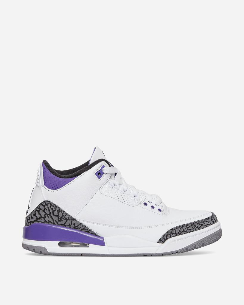 Air Jordan 3 Retro Sneakers Dark Iris商品第1张图片规格展示
