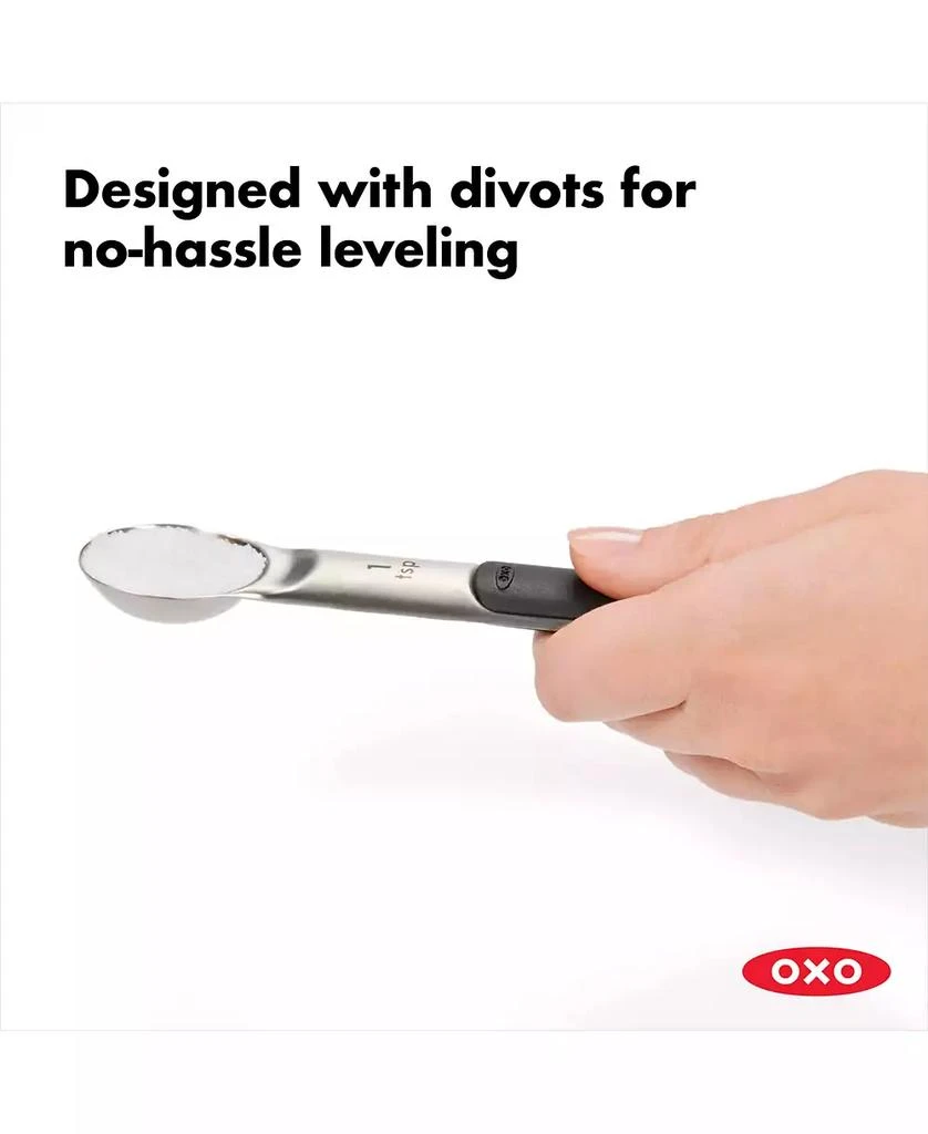 Good Grips Set of 4 Stainless Steel Magnetic Measuring Spoons 商品