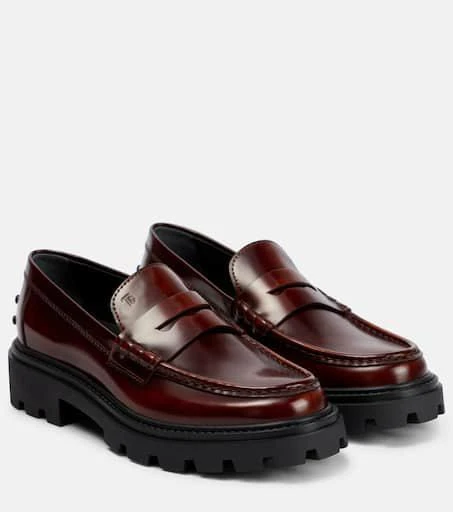 商品Tod's|Platform leather penny loafers,价格¥3670,第1张图片