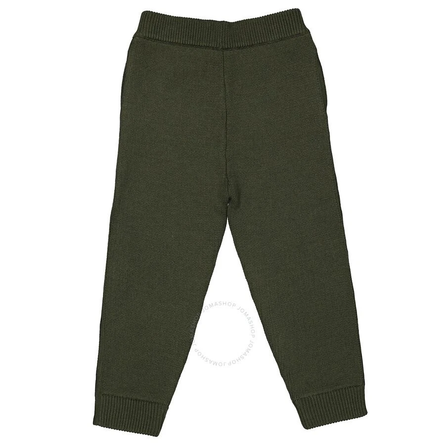 商品Burberry|Boys Moss Green Soft Wool Yarn Trousers,价格¥383,第2张图片详细描述