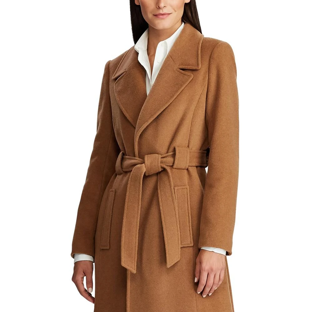 商品Ralph Lauren|Women's Belted Wrap Coat,价格¥2921,第3张图片详细描述