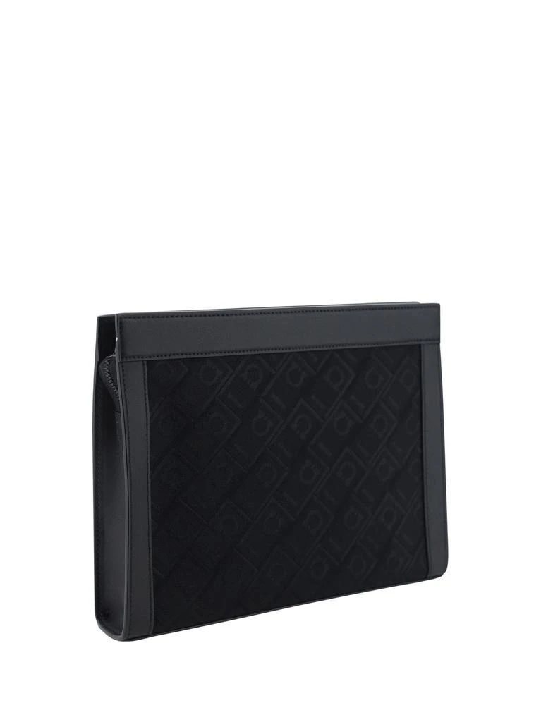 商品Salvatore Ferragamo|Ferragamo Jacquard Logo Printed Pouch,价格¥4205,第3张图片详细描述