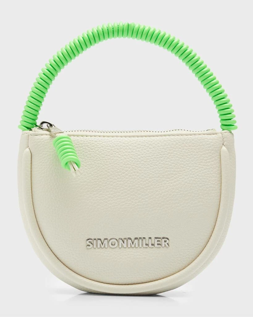 商品Simon Miller|Mini Bicolor Faux-Leather Top-Handle Bag,价格¥1126,第1张图片