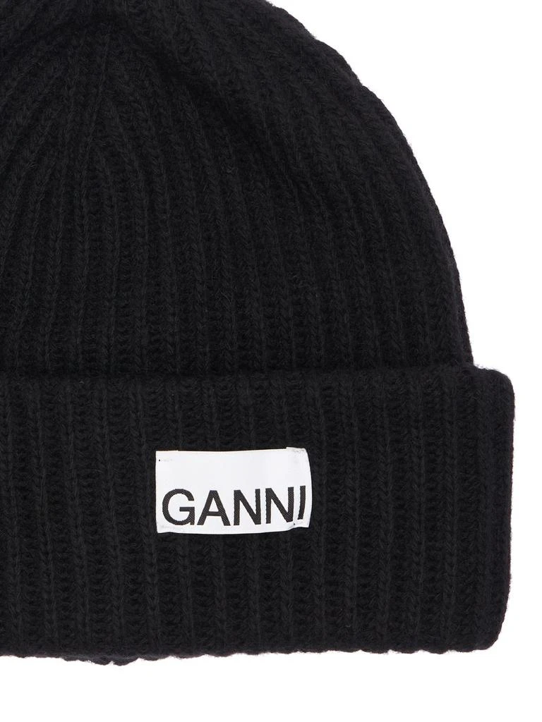 商品Ganni|Recycled Wool Blend Knit Beanie,价格¥727,第2张图片详细描述