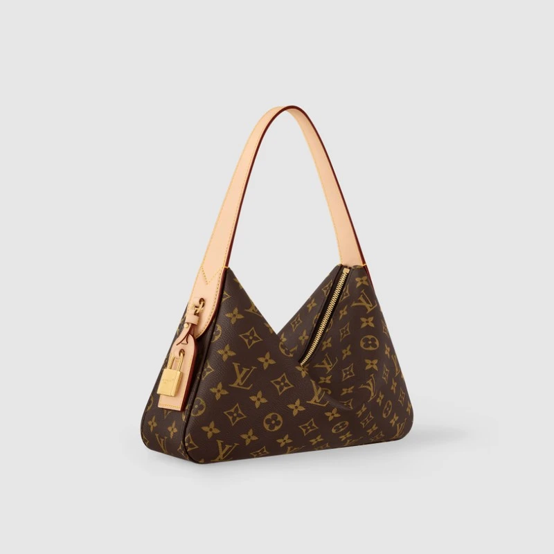 商品Louis Vuitton|【预售3-7天】LV/路易威登 女士棕色老花帆布/牛皮手提包,价格¥20477,第5张图片详细描述