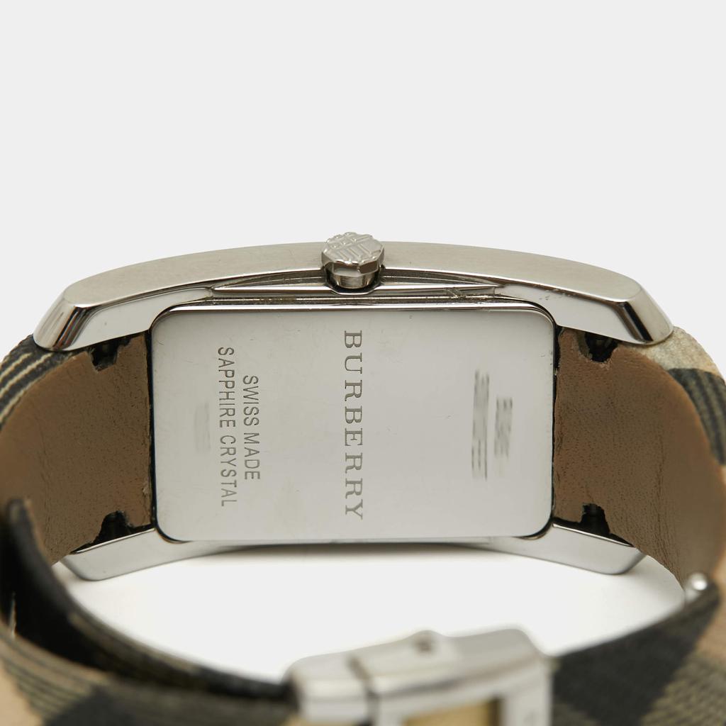 Burberry Black Stainless Steel Leather The Pioneer BU9405 Women's Wristwatch 25 mm商品第7张图片规格展示