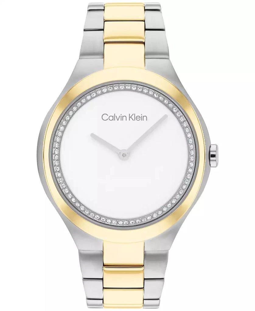 商品Calvin Klein|Women's 2H Quartz Two-Tone Stainless Steel Bracelet Watch 36mm,价格¥846,第1张图片