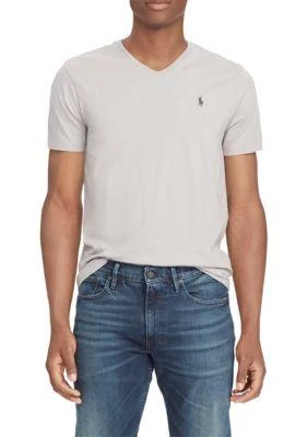 商品Ralph Lauren|Ralph Lauren Classic Fit Cotton V Neck T Shirt,价格¥297,第1张图片