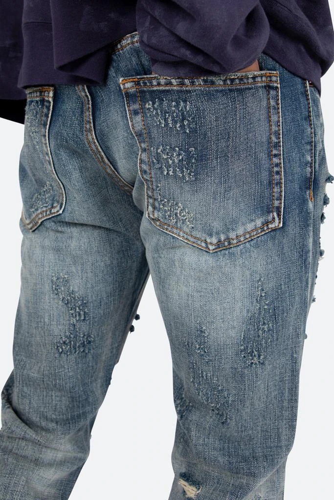 D436 Chain Straight Denim - Blue 商品