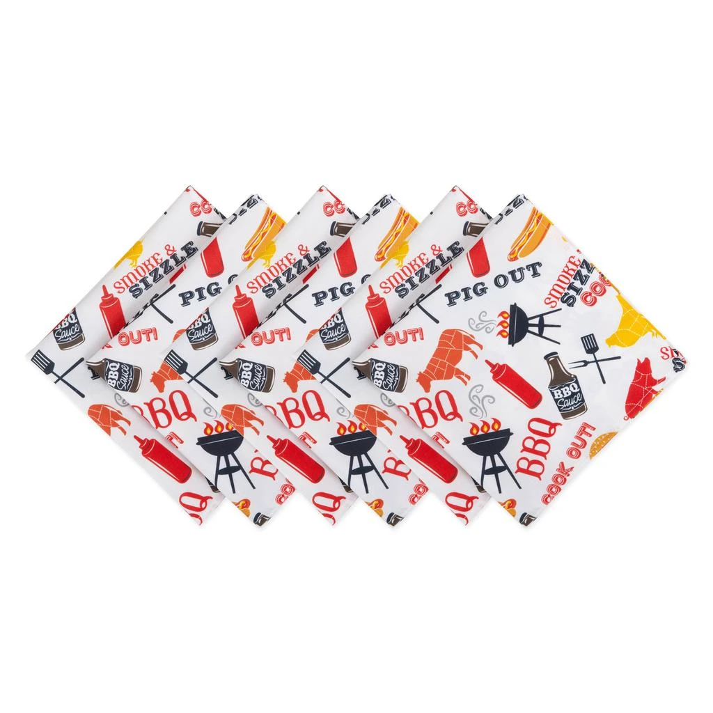 商品DII|Outdoor BBQ Fun Napkin (Set of 6),价格¥274,第1张图片