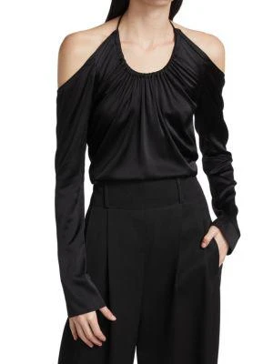 商品A.L.C.|Sloan Silk-Blend Satin Top,价格¥1029,第1张图片