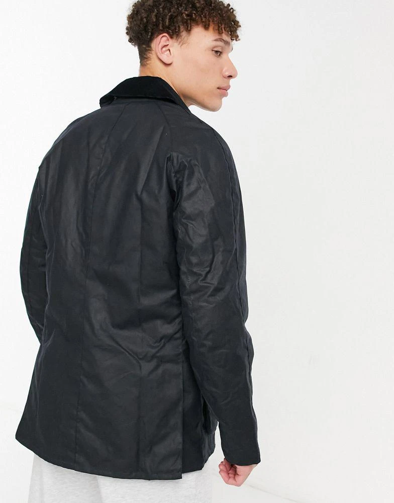 商品Barbour|Barbour Ashby wax jacket in navy,价格¥2222,第2张图片详细描述