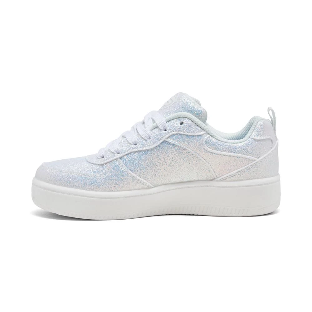 商品SKECHERS|Little Girls Sport Court 92 - Remix Shines Casual Sneakers from Finish Line,价格¥225,第3张图片详细描述