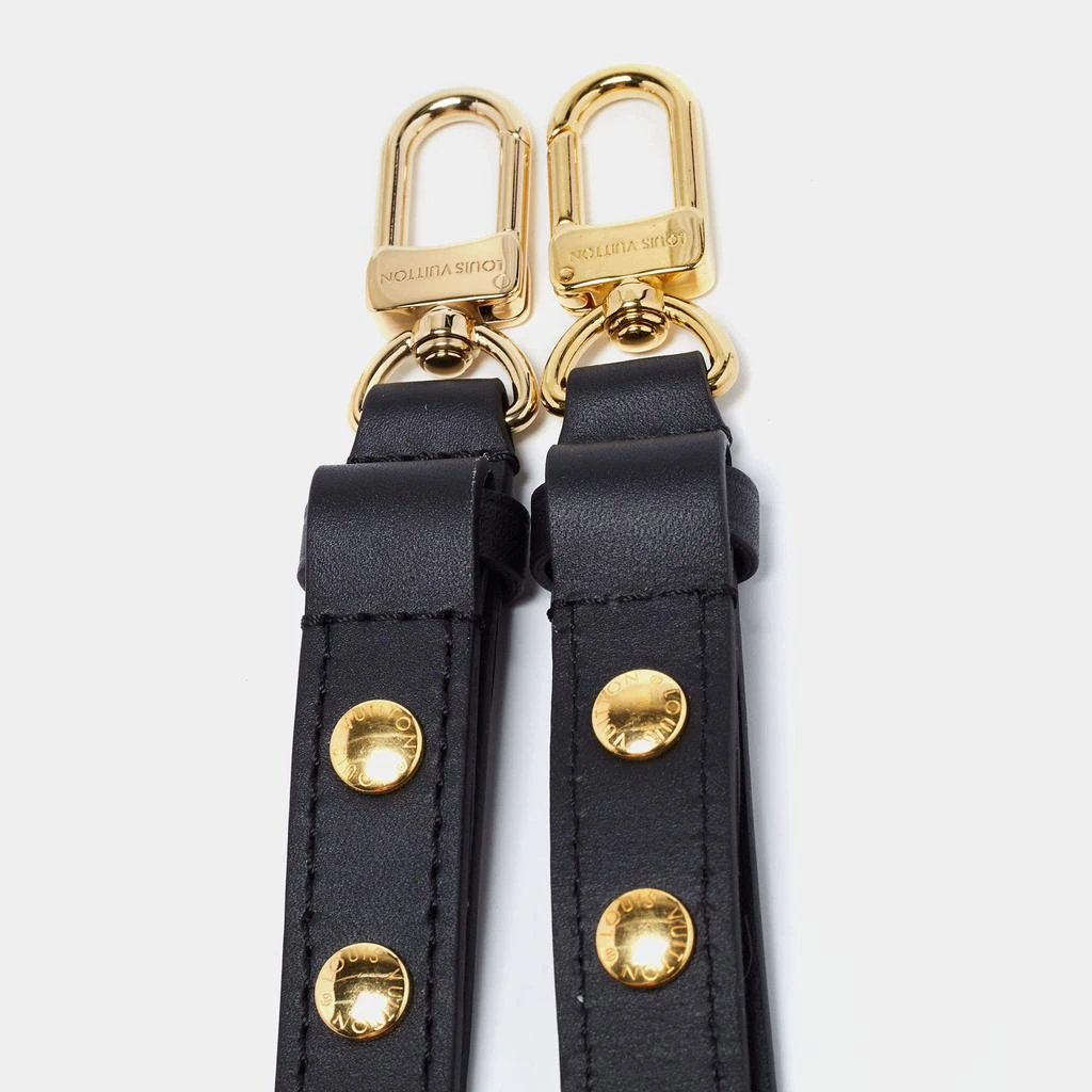 商品[二手商品] Louis Vuitton|Louis Vuitton Black Leather Adjustable Shoulder Bag Strap,价格¥2656,第3张图片详细描述